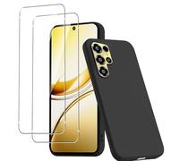 CONAPIKA Funda para OUKITEL C68/C68 Pro con 2 protectores de pantalla de vidrio templado, TPU flexible suave al tacto, ultrafina, a prueba de golpes, antiarañazos, resistente, de silicona mate, funda