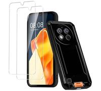CONAPIKA Funda para OUKITEL G1 con 2 protectores de pantalla de vidrio templado, TPU flexible y suave al tacto, ultrafina, antiarañazos, a prueba de golpes, funda protectora de silicona, color negro