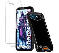 CONAPIKA Funda para Oukitel G3 con 2 protectores de pantalla de vidrio templado, TPU flexible y suave al tacto, ultrafina, antiarañazos, a prueba de golpes, funda protectora de silicona, color negro