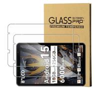 CONAPIKA Paquete de 2 protectores de pantalla de vidrio templado para Blackview ZENO 1 de 8 pulgadas, transparente HD, dureza 9H, antiarañazos, inastillable, sin burbujas, sensibilidad táctil