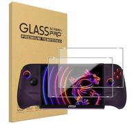 CONAPIKA Paquete de 2 protectores de pantalla de vidrio templado para MSI Claw 8 EX AI+ de 8 pulgadas, dureza HD 9H, antiarañazos, inastillable, sin burbujas, sensibilidad táctil, antihuellas, para