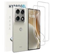 CONAPIKA Paquete de 2 protectores de pantalla externos elásticos para Motorola Razr Fold, película de hidrogel de TPU suave transparente HD, antiarañazos, autorreparable, sin burbujas, sin vidrio, con