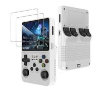CONAPIKA Paquete de 2 unidades de vidrio templado para consola de juegos de mano retro R36S/RG36 PRO/R35S/RGB20S de 3.5 pulgadas, dureza HD transparente 9H, antiarañazos, inastillable, sin burbujas