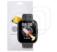 CONAPIKA Protector de pantalla para reloj inteligente TICTIKY BW03/BW02/TICTIKY para niños de 1.8 pulgadas, paquete de 3 películas protectoras de piel elástica HD transparente de poliuretano