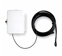 CONBIC FTTH - Cable de fibra óptica blindado, prefabricado con caja de conexiones impermeable, LC/APC 8°, 4 fibras, negro, cable de conexión OS2, 4,0 mm, 9/125 μm, fibra óptica, G.657.A2 (20 m)