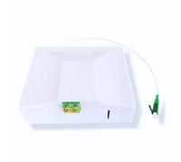 CONBIC FTTH ZIEHBOX - Cable de fibra óptica preconfeccionado en caja de conexiones, LC/APC 8°, transparente, cable de conexión OS2, 0,9 mm de diámetro, 9/125 μm, fibra óptica FTTH, G.657.B3 (20 m)