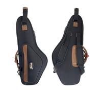 Conboxus Funda para saxofón alto, tela Oxford con correas acolchadas para mochila, bolsa ligera y duradera para saxofón tenor alto, almacenamiento de accesorios (negro)