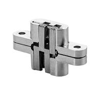 Concealed Door Hinges - 180 Degree Invisible Hinge, Zinc Alloy Door Hinge Hardware, Hidden Cabinet Peg for Smooth, Durable Interior Home Fitting for Bookcase Bathroom Bedroom Cupboard