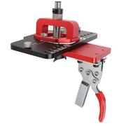Concealed Hinge Jig, 35mm Door Cabinet Metal Hinge Hole Drilling Splint Guide Drill Bit Kit Set for Woodworking