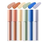 Concealer Full Coverage, Liquid Contour Stick, 6X Natural Look Creamy Blendable Formula Long-Lasting Highlighter Skin Corrector for Face Mature Discoloration