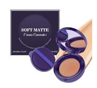 Concealer Makeup, Matte Face Foundation, Moisturizing Beauty Cream, Sweatproof Hydrating Base, Long-Lasting Cosmetic Accessories for Girl Daily Wear Use, Full Coverage Effect, Blue