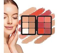Concealer Palette 12 Colors Makeup Cream Blush Palette Concealer Foundation Palette Long-Wearing Full Coverage Makeup for All Skin Types (3#, 12cm)