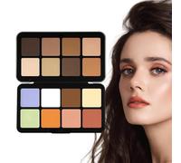 Concealer Palette, Face Cosmetics Palette, Cream Contour Palette, Waterproof Concealer Palette, 16-Color Makeup Palette, Contour and Highlight Palette, Professional Concealer Palette, Cream Sculpt