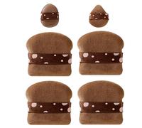 Concealer Sponge, Makeup Puff, Foundation Blender Sponge, Soft Texture for Dry and Wet Use, Cream, Blush, Highlighter Application, 6 Pieces, Lightweight, Compact Design, 60g