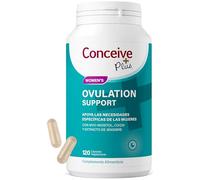 Conceive Plus Ovulación Suplemento para la Fertilidad en el SOP, Mio-Inositol, Jengibre, CoQ10, Equilibrio Hormonal para Mujeres 120 Cápsulas