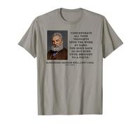 Concentra Tus Pensamientos al Alcance de la Mano Sun's Rays Focus Bell Qte Camiseta