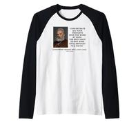 Concentra Tus Pensamientos al Alcance de la Mano Sun's Rays Focus Bell Qte Camiseta Manga Raglan