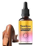 Concentrado autobronceador para una tez bronceada natural, para un bronceado uniforme y duradero, gotas para beber para el cuerpo y la cara