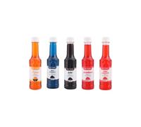 Concentrado de jarabe para granizados sabor VED (250 ml) (250ml, Tropical, frambuesa azul, cola, fresa, limonada rosa)