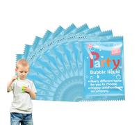 Concentrado De Recarga De Solución De Burbujas - 10 Ml De Líquido De Carga De La Máquina De Burbujas De 10 Ml | Juegos Para Niños Convenientes, Favor De La Fiesta Segura, Barra De Jabón De Agua Port