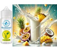 Concentrado de sabor a piña, maracuyá y coco con suero de leche - Vegano - Sasami - 10ml