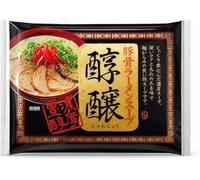 Concentrado de sopa tonkotsu ramen estilo Fukuoka, rica base de sopa de hueso de cerdo para ramen, elaborado en Japón (25 sobres)