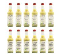 Concentrado orgánico de jengibre - un concentrado básico de jengibre peruano cultivado controlado, sin aditivos, sin azúcar (12 x 250 ml).