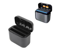 Concentrador de Cargador de Batería para Batería Insta360 One X2, Concentrador de Carga Rápida de Batería Magnética, con Ranuras para Tarjetas de Memoria y Cable USB Tipo C,