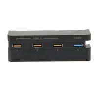 Concentrador de datos de alta velocidad para PS4 Slim, amplia compatibilidad con puertos USB adicionales, servicio sin complicaciones para accesorios