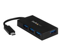 Concentrador de interfaz USB 3.0 HB30C4AFS (3.1 Gen 1) Tipo-C 5000 Mbit/s Negro - STARTECH