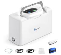 Concentrador de oxígeno de 3 l/min con batería, concentración de oxígeno del 30% ± 3% -Concentrador de oxígeno portátil - concentrador de oxígeno portátil para llevar y para el hogar (1,5 kg)