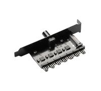 Concentrador de Ventilador de Refrigeración de 7 Canales, Controlador de Velocidad, Cable Divisor, Radiador de Carga para la Temperatura del
