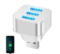 Concentrador Expansor De Puerto USB 2.0: Divisor USB Compacto De 3 Puertos, Accesorio Portátil De Carga Y Transferencia De Datos | Hogar, Oficinas, Viajes, Vehículos Recreativos Y Estaciones De Trabaj