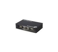 Concentrador (hub) - STARTECH.COM - 4 Puertos Compacto Negro USB 2.0 - Extensión para computadora de escritorio