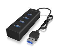 Concentrador ICY BOX de 4 puertos con conexión USB 3.0 Tipo-A