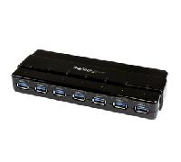 Startech Hub Usb 3.0 7 Puertos Con Alimentacion One Size Black