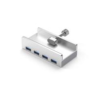 Concentrador múltiple USB 3.0 con clip de aluminio, estación de acoplamiento 3 0, adaptador divisor de muelle de extensión, accesorios de PC