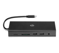 Concentrador multipuerto USB-C HP Travel 65W VGA Audio 2x USB 2.0 RJ-45