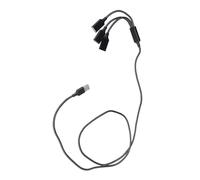 Concentrador USB 2.0 de alta velocidad MultiSocket cable divisor USB para una conexión perfecta de múltiples periféricos