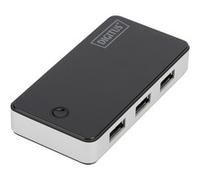 DA-70231 hub de interfaz 5000 Mbit/s Negro, Plata, Hub USB negro, USB 3.2 Gen 1 (3.1 Gen 1) Type-A, 5000 Mbit/s, Negro, Plata, 5 V, Windows 7 Home Premium,Windows Vista Home Premium,Windows XP Home, 65 mm