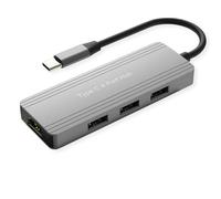 Concentrador USB 3.2 Gen 1 VALUE, 4 Puertos, Cable de conexión USB-C