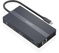 Concentrador USB-C 12 en 1 gris (20 cm) - AISENS