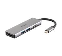 Concentrador USB-C 5 en 1 D-Link (DUB-M530) [2x USB 3.0, 1x HDMI, lector de tarjetas de doble ranura]