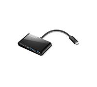 Concentrador USB-C de 4 puertos - Lenovo - Portátil - Compatible con unidades flash USB