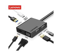 Concentrador USB C Lenovo a lector de tarjetas HDMI multiUSB 3.0 para Samsung Galaxy Tab S8 Ultra Plus