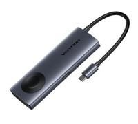 Concentrador USB-C Vention TPMHB con Carga Inalámbrica y HDMI 4K