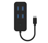 Concentrador USB compatible con extensión USB, delgado y portátil, unidades flash USB móviles, divisor de datos rápido, concentrador USB ultradelgado para datos rápidos, concentrador de extensión USB
