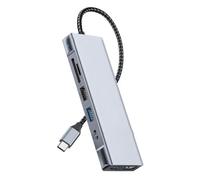 Concentrador USB con función de almacenamiento en disco, carcasa SSD M.2 SATA NVME