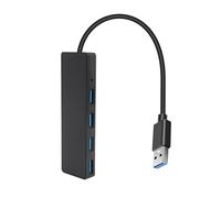 Concentrador USB de 4 puertos, Concentrador USB 3.0 de 4 puertos | Concentrador extensor USB | Hub USB 3.0 USB, adaptador de concentrador divisor USB tipo C, concentrador USB expansor múltiple, adapta