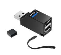 Concentrador USB, divisor USB de 3 puertos, divisor de alta velocidad USB 3.0 para Surface Pro, XPS, PC portátil, unidades flash USB, MacBook, Mac Pro/Mini, iMac, HDD móvil..